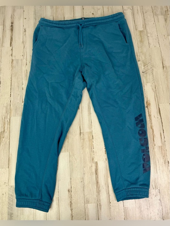 Volcom Other - Volcom Mens Fleece Jogger Sweatpants XXL Tapered Teal